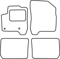 Textilní autokoberce Citroen C3 Picasso 2009-2017 (1)