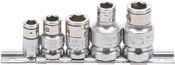Sada bitových adaptérů s koulí, 6,3 mm (1/4") / 10 mm (3/8") / 12,5 mm (1/2"), 5dílná – BG