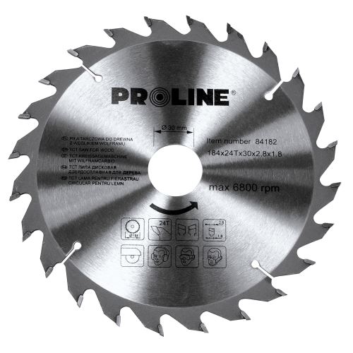 Kotouče karbidové pilové na dřevo 160*18T*20/16MM PROLINE