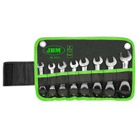 Klíče otevřené, ráčnové - sada 8 kusů - JBM 54110 Klíče otevřené, ráčnové - sada 8 kusů - JBM 54110