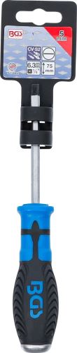 BGS Šroubováky ploché, 1/4", 3 - 10 mm, 6ti hranný dřík,1/4" vnitřní čtyřhran