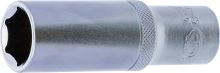 BGS Hlavice nástrčné 1/2", 10 - 38 mm, 6ti hranné, prodloužená, ProTorgue (13)