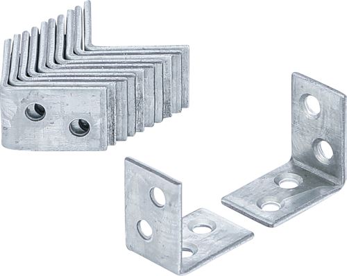 Plech spojovací 25x25x15 mm, 90°, pozinkovaný - BGS 80943