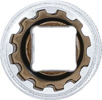 BGS Hlavice nástrčné 3/8", 10 - 15 mm, prodloužené, "GearLock" (1)