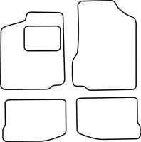 Textilní autokoberce Seat Ibiza 1993-2000 (1)