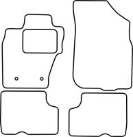 Textilní autokoberce Dacia Duster 2010-2013 (4WD) (1)