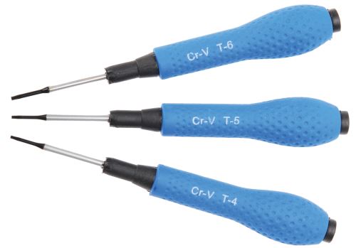 Šroubováky pro elektroniku Torx T5, T6, PL servisní – BGS 803
