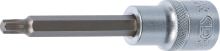 BGS Hlavice zástrčné 1/2", T15 - T70, T-profil, délka 100 mm