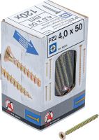 Víceúčelové šrouby, křížové PZ2, 4, 0 x 50 mm, 120 ks - BGS 88045 Víceúčelové šrouby, křížové PZ2, 4, 0 x 50 mm, 120 ks - BGS 88045