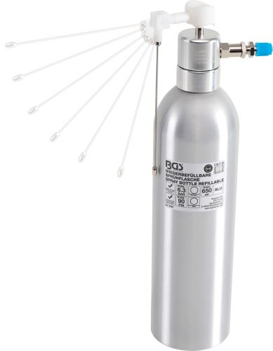 Stlačený vzduch ve spreji, hliníkové provedení, 650 ml - BGS 9393