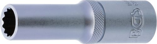 BGS Hlavice nástrčné 1/2", 8 - 28 mm,12ti hranná, prodloužené
