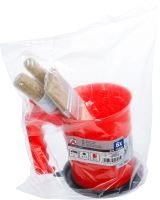 Sada štětců ploché/kulaté s kelímkem 6 ks BGS 76500 (3)