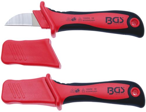 Nůž odizolační elektrikářský VDE,ABS rukojeť - BGS 7965