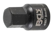 Hlavice na brzdové třmeny kotoučových brzd, vnitřní šestihran, velmi krátké, 8 mm - BGS 49 Hlavice na brzdové třmeny kotoučových brzd, vnitřní šestihran, velmi krátké, 8 mm - BGS 49