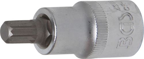 Hlavice zástrčná 1/2", XZN M9 x 55 mm, Chrom Vanadium - BGS 4349