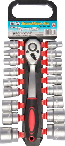 Gola sada 1/2", 8,0-32,0 mm, 19 dílů – BGS 15110