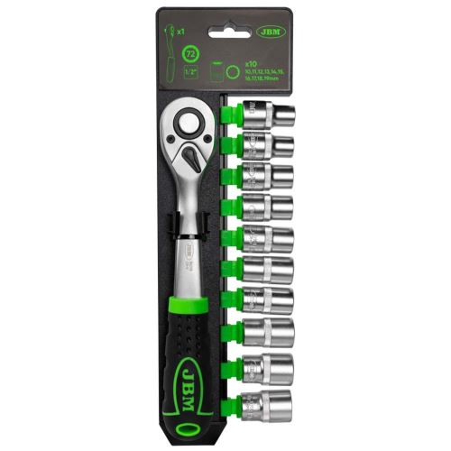 Ráčna 1/2" 72 zubů s 12bodovými zásuvkami - JBM 54029