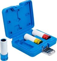 Hlavice nástrčné 1/2" 17+19+21 mm, prodloužené, pro Al kola, 3ks - BGS 7200 (1)