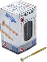Víceúčelové šrouby, T-profil (pro Torx) T25, 5, 0 x 80 mm, 50 ks - BGS 88009 Víceúčelové šrouby, T-profil (pro Torx) T25, 5, 0 x 80 mm, 50 ks - BGS 88009