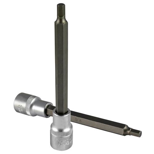 Hlavice zástrčná 1/2"  šestihranný bit H10 - 140 mm