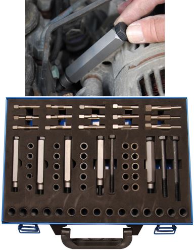 Sada opravná závitů zapalovacích svíček,  M8 - M9 - M10 - M12 - BGS 8653