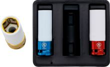 Hlavice nástrčné, 12,5 mm (1/2"), 17 / 19 / 21 mm, 3dílná sada - BGS 7310 Hlavice nástrčné, 12,5 mm (1/2"), 17 / 19 / 21 mm, 3dílná sada - BGS 7310