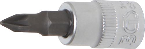 BGS Hlavice zástrčné 1/4" PZ0 - PZ3  zatíž. do 2 kg, délka 38 mm