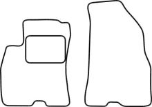 Textilní autokoberce Fiat Doblo 2010-2022 (přední) (1)