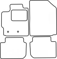 Textilní autokoberce Toyota Urban Cruiser 2009-2016 (4x4) (1)