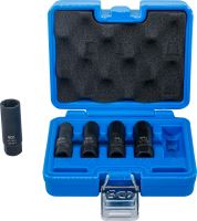 Sada nástrčných hlavic na povolení poškozených šroubu,10 mm (3/8"), 10 - 16 mm, 5dílná Sada nástrčných hlavic na povolení poškozených šroubu,10 mm (3/8"), 10 - 16 mm, 5dílná