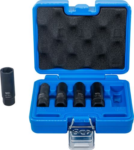 Sada nástrčných hlavic na povolení poškozených šroubu,10 mm (3/8"), 10 - 16 mm, 5dílná