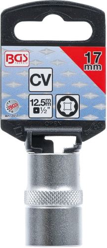 BGS Hlavice nástrčné 1/2", 8 - 32 mm,  Surface Drive