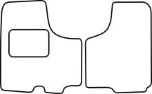 Textilní autokoberce Opel Vivaro 2001-2014 (přední) (1)