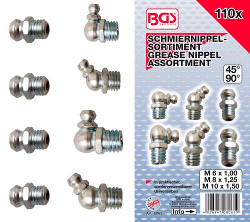 Maznice, 110 dílná sada - BGS 8065