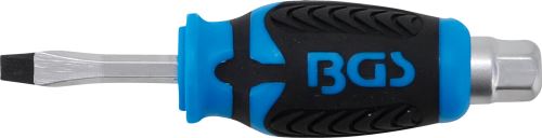 BGS Šroubováky ploché, 3,2 - 9,5 mm se šestihranem