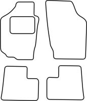 Textilní autokoberce Suzuki Alto 2002-2010 (1)