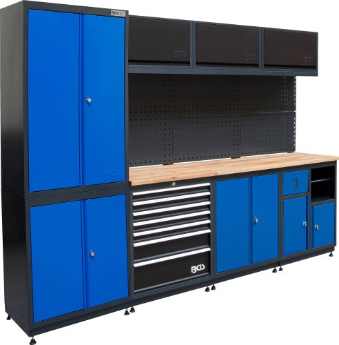 Systém nástěnných skříněk,  kombi,  dřevo,  4 moduly BS80120