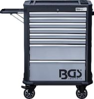 Dílenský vozík, 8 zásuvek, prázdný – BGS 4107 (2)