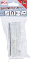 Chrániče čelistí lavicového svěráku, Hliník, 100 mm, 2 ks - BGS 6797 (2)