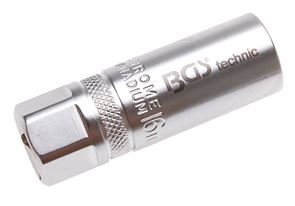 Hlavice nástrčná pro zapalovací svíčky s pružinou 1/2" x 16mm,6.ti hranná,Chrom V