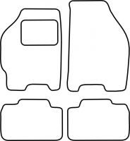 Textilní autokoberce Fiat Punto 2002-2010 (1)