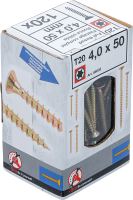 Víceúčelové šrouby, T-profil (pro Torx) T20, 4, 0 x 50 mm, 120 ks - BGS 88005 (4)