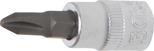 BGS Hlavice zástrčné 1/4", PH0 - PH3, zatíž. do 2 kg, délka 38 mm