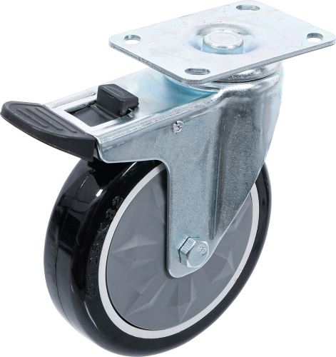 Otočné kolečko | s montážní deskou a brzdou | pro BGS 4235, 6070 – BGS 4235-2