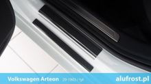 Prahové lišty VW Arteon 2017-2025 (carbonová fólie) (1)