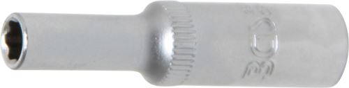 BGS Hlavice nástrčné 1/4", 4 -14 mm, prodloužené, SuperLock