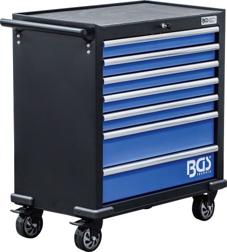 Dílenský vozík XL, 7 zásuvek, prázdný – BGS 4205