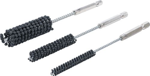 Honovací přípravek, flexibilní ,sada, Pohon 6,3 mm (1/4") , Zrnitost 60/80 , 8 - 12