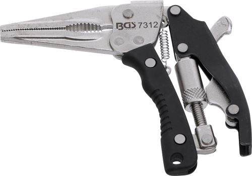 Skřipcové kleště s prodlouženými čelistmi, s pistolovou rukojetí, 170 mm – BGS 7312