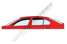 Ofuky oken Mazda 2 2007-2009 (4 díly) (2)
